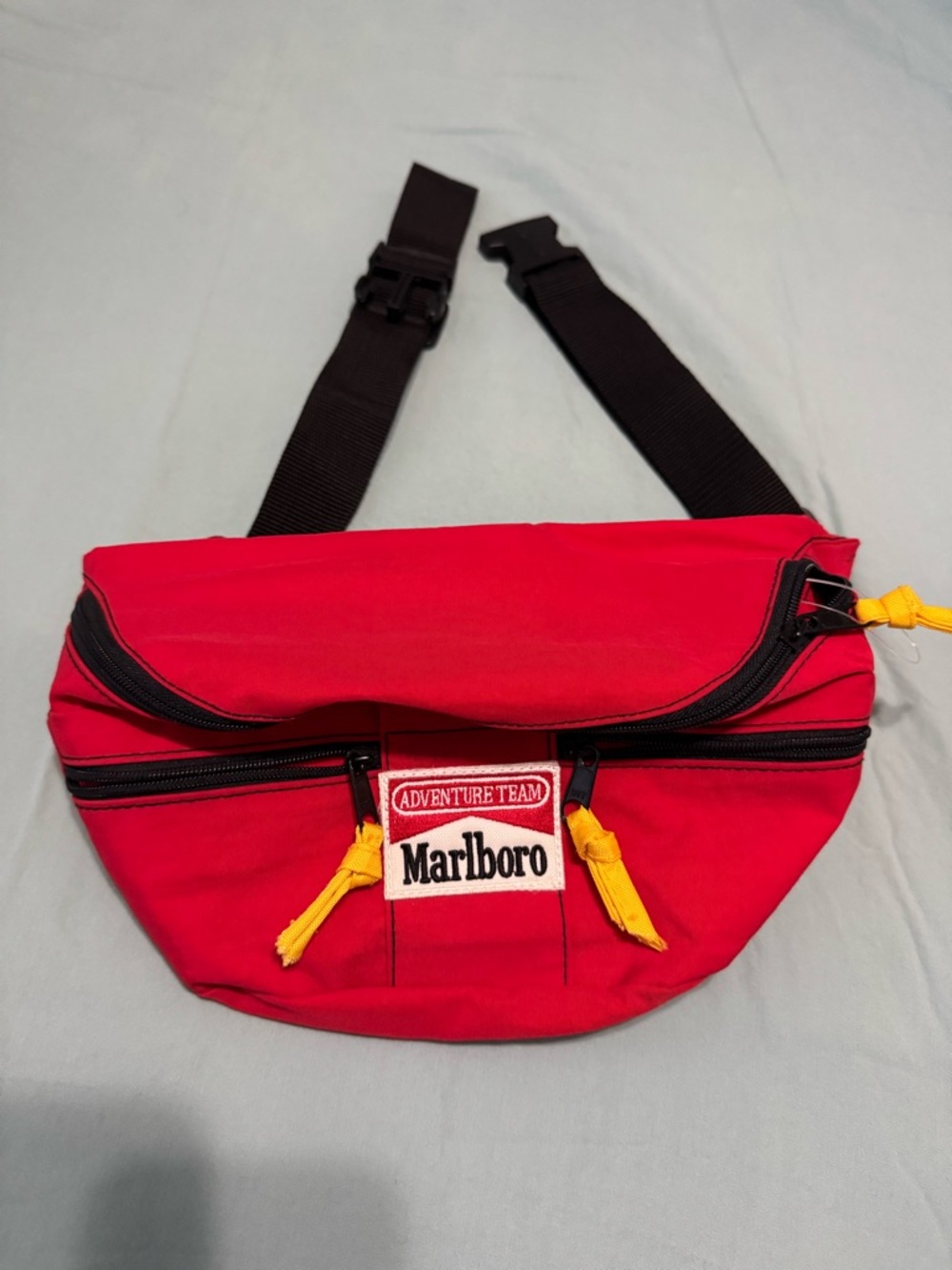 Vintage Marlboro Red Adventure Team Fanny Pack Waist Bag 90s